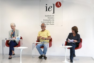 Anette Hoffmann, Luis Menna Barreto e Marina Massimi