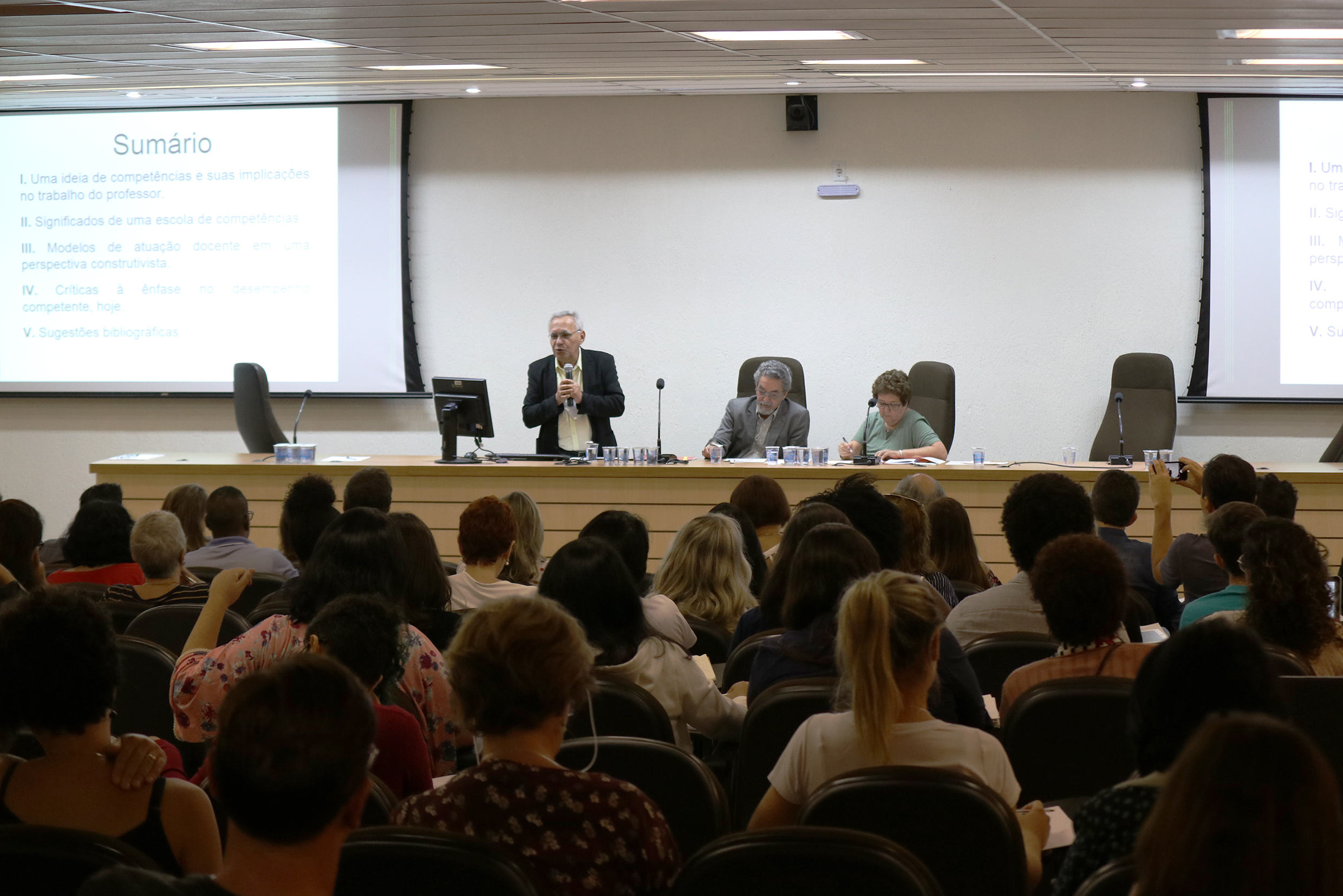 Lino de Macedo, Nílson José Machado e Bernardete Angelina Gatti