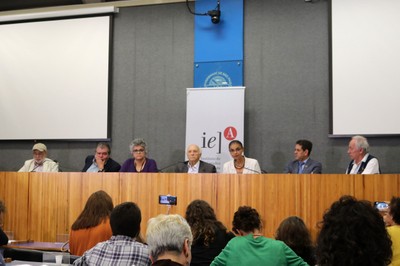 José Carlos Carvalho, José Sarney Filho, Izabella Teixeira, Rubens Ricupero, Marina Silva, Edson Duarte e Carlos Minc