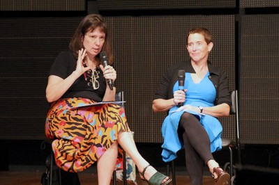 Renata Santos Silva Laureano e Sandra Boeschenstein