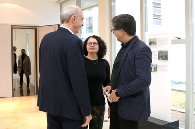 Martin Grossmann, Eliana Sousa Silva e Eduardo Saron