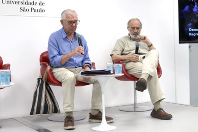 José Álvaro Moisés e Guilherme Ary Plonski 