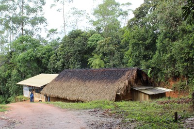 Casa de reza da Aldeia Kalipety