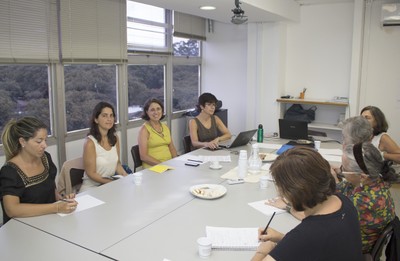 Andréas Filgueiras, Denise Chaer, Ana Lydia Sawaya, Semíramis Martins Álvares Domene, Sandra Maria Sawaya, Neli Aparecida de Mello-Théry, Anna Maria Medeiros Peliano e Sandra Sedini