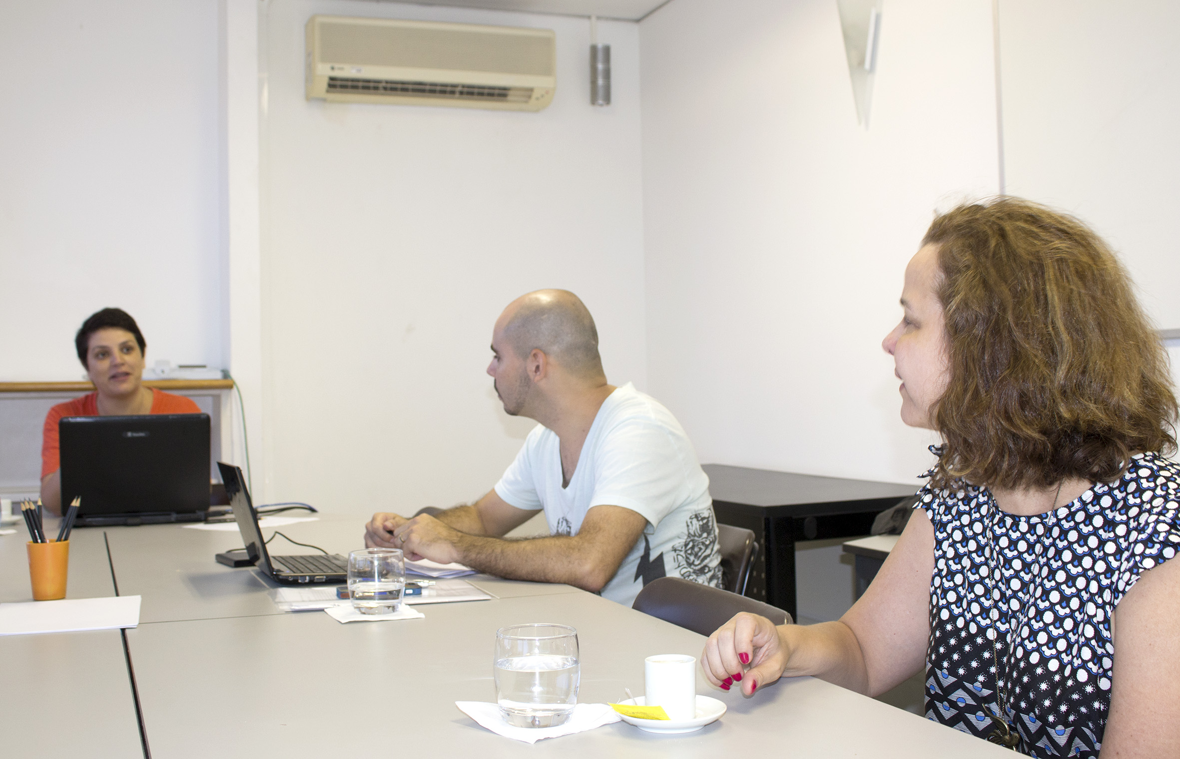 Rossana Rocha Reis, André Bueno e Inês Virginia Prado Soares