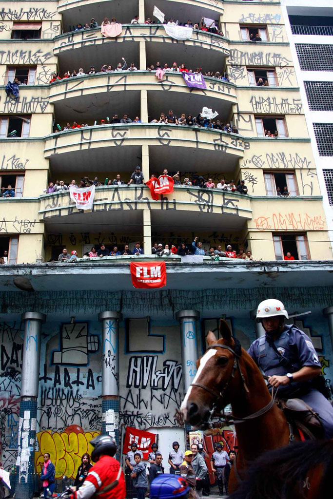 Ocupação na Av. Ipiranga