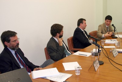 Carlos Henrique Brito Cruz, Ricardo Sennes, David Kupfer e Mário Sérgio Salerno