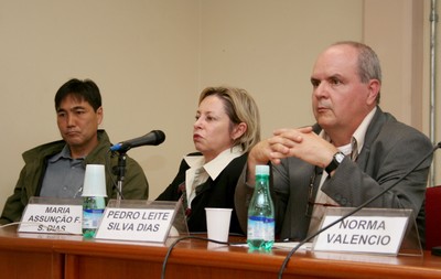 Agostinho Ogura, Maria Assunção Dias e Pedro Leite da Silva Dias