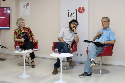 Neli Aparecida de Mello-Théry, Guilherme Ribeiro e  Manoel Cabral - Oficina V - 25/10/2016