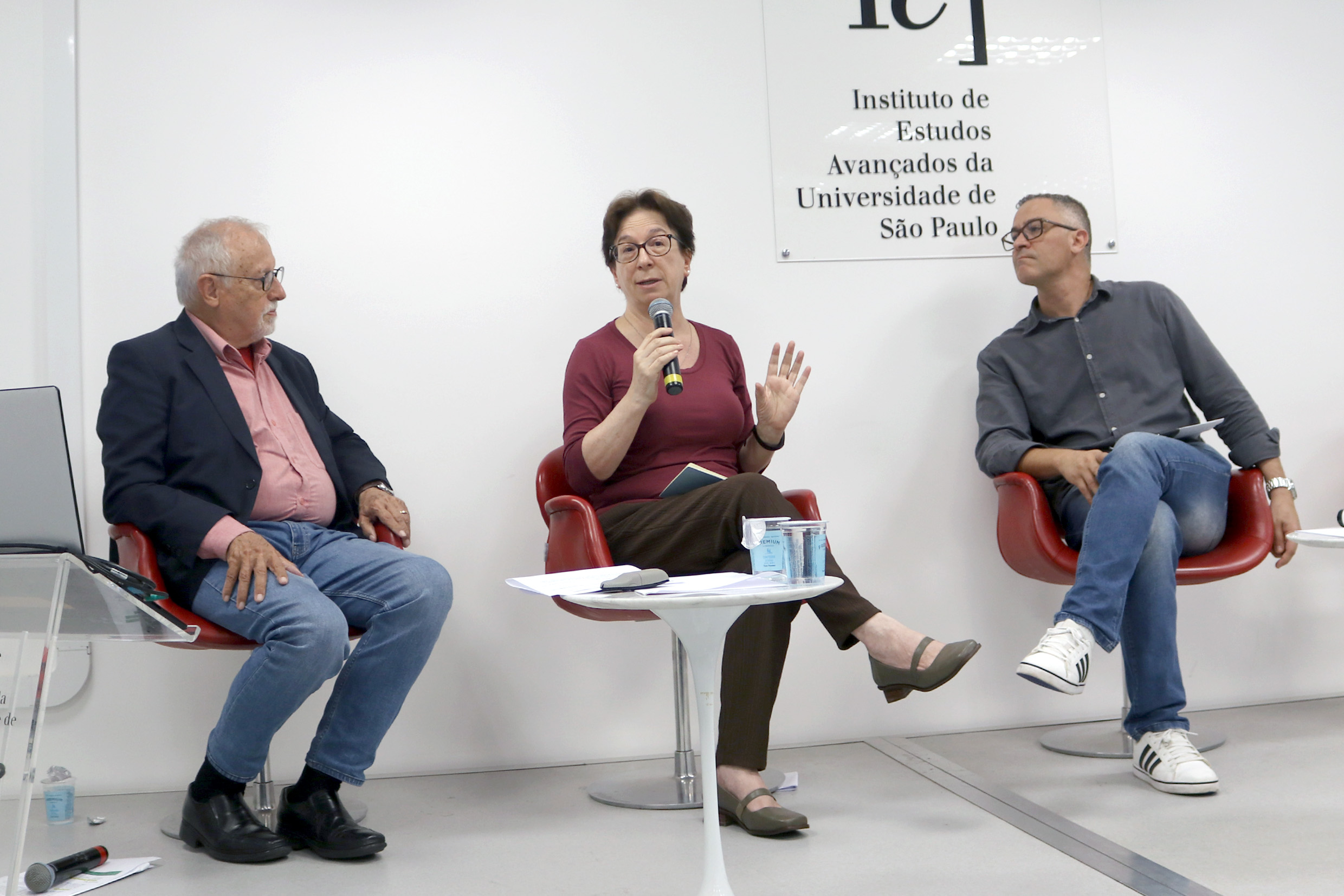 René Mendes, Roseli Fígaro e Eduardo Bonfim da Silva