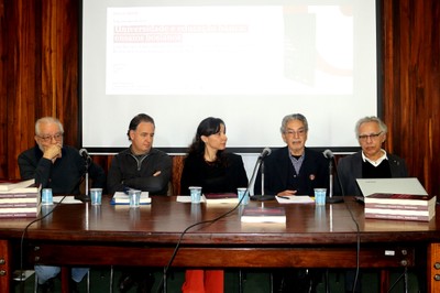 Luís Carlos de Menezes, Marcos Piason Natali, Tathyana Gouvêa, Nílson José Machado e Lino de Macedo