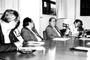 Alberto Luis da Rocha Barros, Jacques Marcovitch, Georgi Arbatovi, Tamas Szmrecsányi e Embaixador Amaury Porto de Oliveira